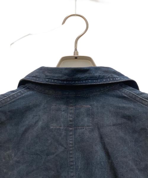 RRL（ダブルアールエル）RRL (ダブルアールエル) ダメージ・リペア加工デニムオールインワン インディゴ サイズ:Lの古着・服飾アイテム