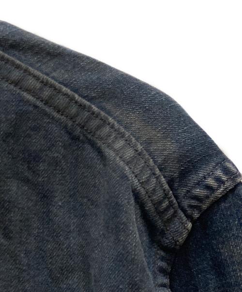 RRL（ダブルアールエル）RRL (ダブルアールエル) ダメージ・リペア加工デニムオールインワン インディゴ サイズ:Lの古着・服飾アイテム