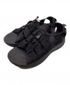 BRIEFING×rig footwearブリーフィング×リグ フットウエア）の古着「コラボ ワドゥキ リカバリーサンダル」｜ブラック