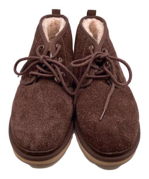 UGG（アグ）UGG (アグ) ニューメルシャギー スエード チャッカーブーツ ブラウン サイズ:28cmの古着・服飾アイテム