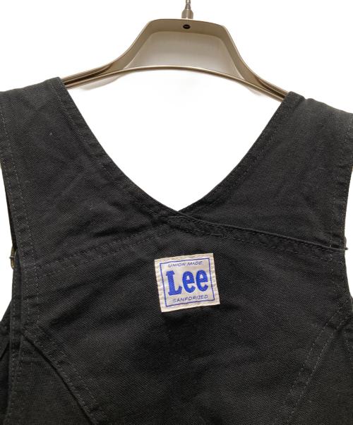 LEE（リー）LEE (リー) DUNGAREESオーバーオールパンツ ブラック サイズ:Lの古着・服飾アイテム