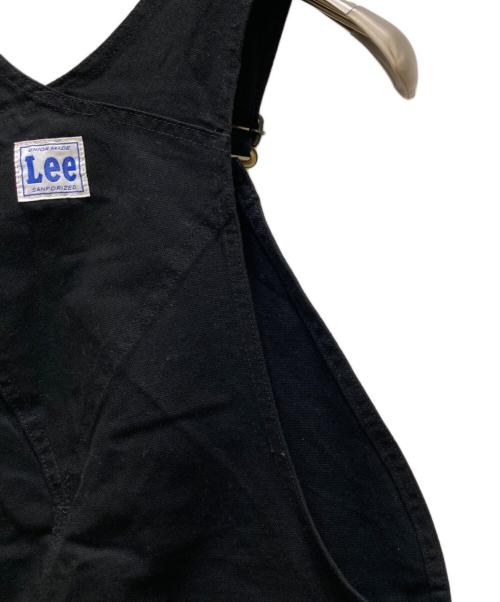 LEE（リー）LEE (リー) DUNGAREESオーバーオールパンツ ブラック サイズ:Lの古着・服飾アイテム
