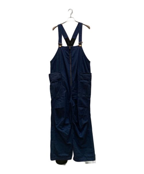 LEE（リー）LEE (リー) ワイドカーゴオーバーオールパンツ インディゴ サイズ:Lの古着・服飾アイテム