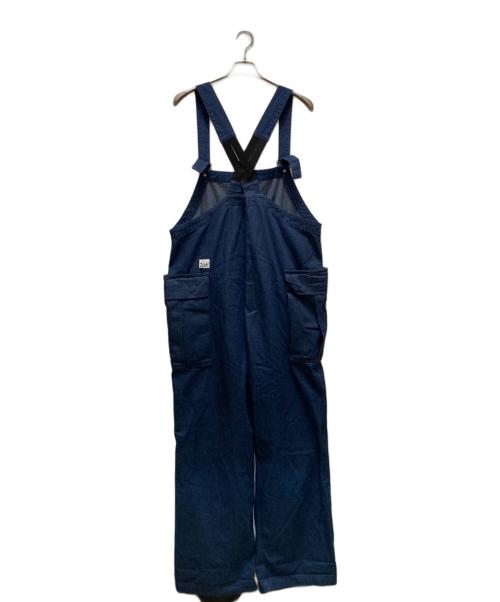 LEE（リー）LEE (リー) ワイドカーゴオーバーオールパンツ インディゴ サイズ:Lの古着・服飾アイテム