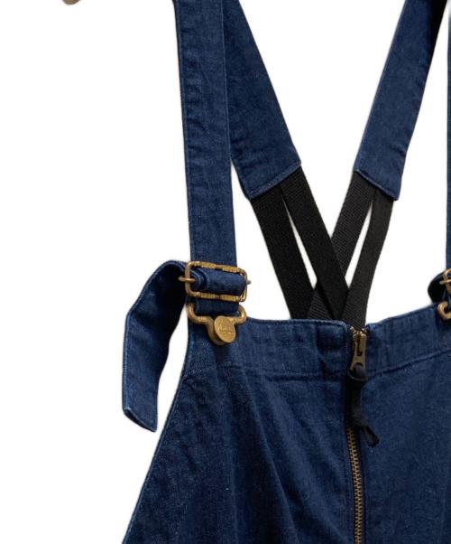 LEE（リー）LEE (リー) ワイドカーゴオーバーオールパンツ インディゴ サイズ:Lの古着・服飾アイテム