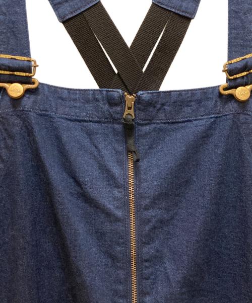 LEE（リー）LEE (リー) ワイドカーゴオーバーオールパンツ インディゴ サイズ:Lの古着・服飾アイテム