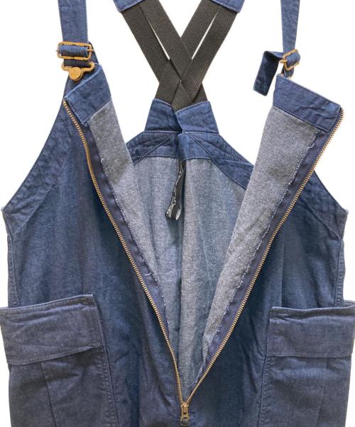 LEE（リー）LEE (リー) ワイドカーゴオーバーオールパンツ インディゴ サイズ:Lの古着・服飾アイテム