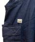 中古・古着 LEE (リー) ワイドカーゴオーバーオールパンツ インディゴ サイズ:L：5000円