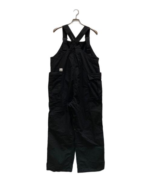LEE（リー）LEE (リー) ワイドカーゴオーバーオールパンツ ブラック サイズ:Lの古着・服飾アイテム