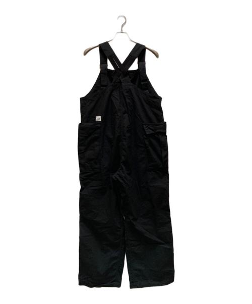 LEE（リー）LEE (リー) ワイドカーゴオーバーオールパンツ ブラック サイズ:Lの古着・服飾アイテム