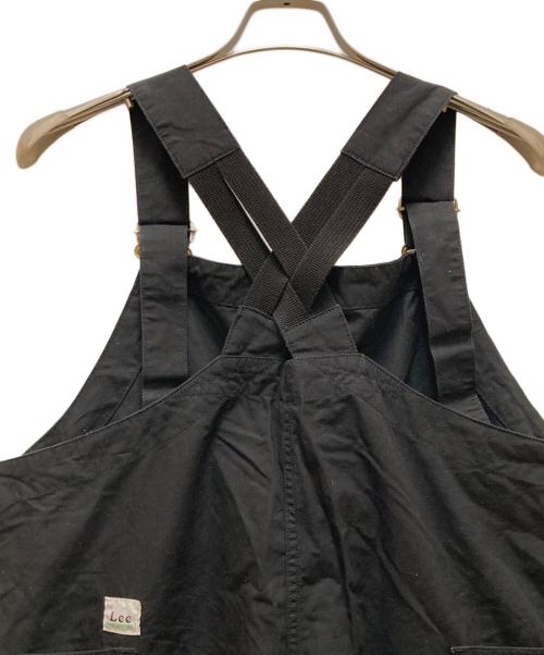 LEE（リー）LEE (リー) ワイドカーゴオーバーオールパンツ ブラック サイズ:Lの古着・服飾アイテム