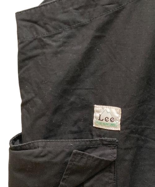 LEE（リー）LEE (リー) ワイドカーゴオーバーオールパンツ ブラック サイズ:Lの古着・服飾アイテム