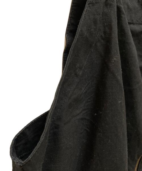 LEE（リー）LEE (リー) ワイドカーゴオーバーオールパンツ ブラック サイズ:Lの古着・服飾アイテム