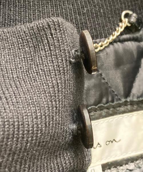 Time is on（タイムイズオン）Time is on (タイムイズオン) 【A1 JACKET】cow leather ブラック サイズ:2の古着・服飾アイテム
