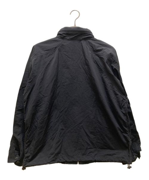 Time is on（タイムイズオン）Time is on (タイムイズオン) NYLON STAND HOODED JUMPER ブラック サイズ:1の古着・服飾アイテム