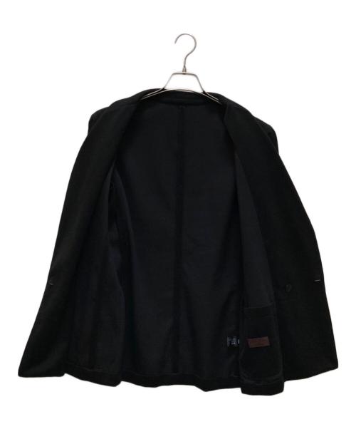 UNITED ARROWS（ユナイテッドアローズ）UNITED ARROWS (ユナイテッドアローズ) 4ボタンダブルブレスニットジャケット ブラック サイズ:Mの古着・服飾アイテム