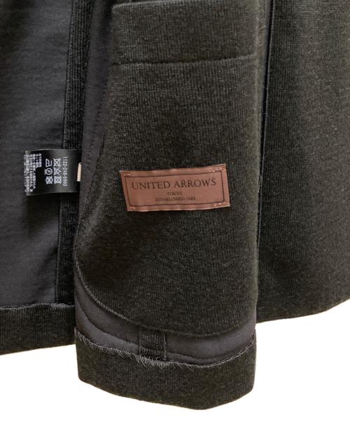 UNITED ARROWS（ユナイテッドアローズ）UNITED ARROWS (ユナイテッドアローズ) 4ボタンダブルブレスニットジャケット ブラック サイズ:Mの古着・服飾アイテム