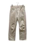 Time is onタイムイズオン）の古着「CLASSIC STANDARD 5P DENIM PANTS」｜ホワイト