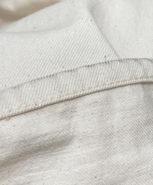 Time is on（タイムイズオン）Time is on (タイムイズオン) CLASSIC STANDARD 5P DENIM PANTS ホワイトの古着・服飾アイテム