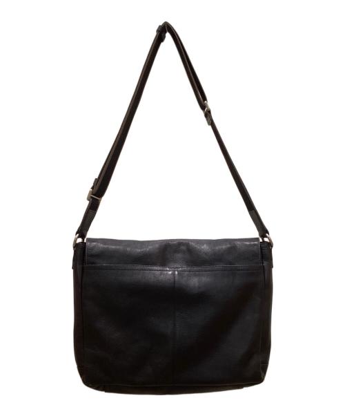 COACH（コーチ）COACH (コーチ) ヘリテージ レザー メッセンジャーバッグ ブラックの古着・服飾アイテム