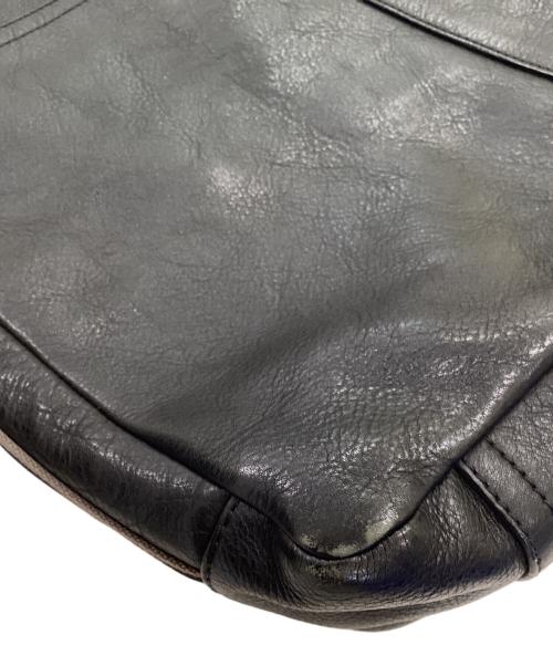 COACH（コーチ）COACH (コーチ) ヘリテージ レザー メッセンジャーバッグ ブラックの古着・服飾アイテム