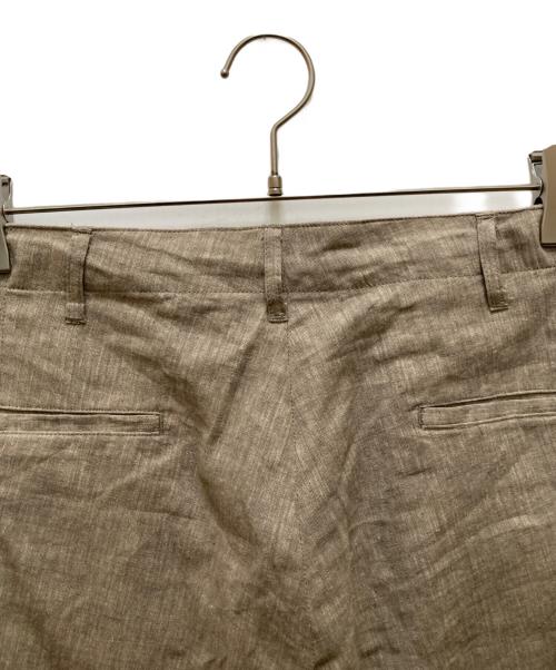 JOURNAL STANDARD（ジャーナルスタンダード）JOURNAL STANDARD (ジャーナルスタンダード) リネン ポリ ストライプ オーバー パンツ ベージュ サイズ:Lの古着・服飾アイテム