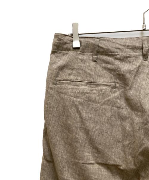 JOURNAL STANDARD（ジャーナルスタンダード）JOURNAL STANDARD (ジャーナルスタンダード) リネン ポリ ストライプ オーバー パンツ ベージュ サイズ:Lの古着・服飾アイテム
