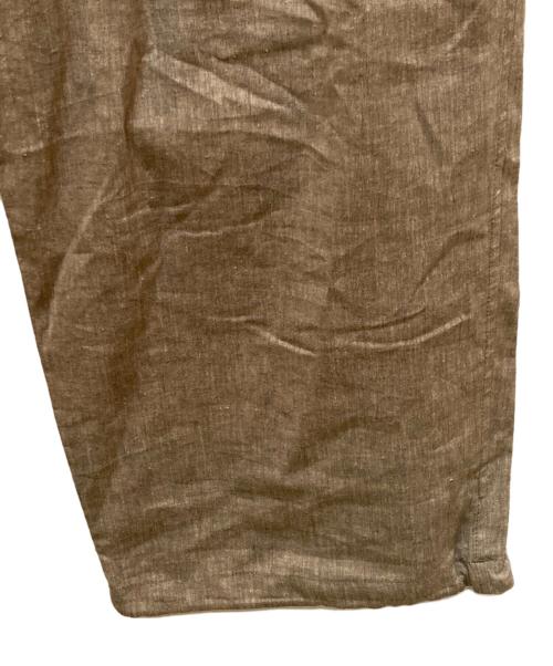 JOURNAL STANDARD（ジャーナルスタンダード）JOURNAL STANDARD (ジャーナルスタンダード) リネン ポリ ストライプ オーバー パンツ ベージュ サイズ:Lの古着・服飾アイテム