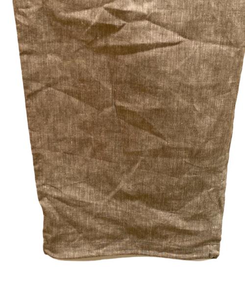 JOURNAL STANDARD（ジャーナルスタンダード）JOURNAL STANDARD (ジャーナルスタンダード) リネン ポリ ストライプ オーバー パンツ ベージュ サイズ:Lの古着・服飾アイテム