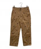 BROOKS BROTHERS×BEAMS BOYブルックスブラザーズ×ビームスボーイ）の古着「GF Emblem Pants」｜ベージュ