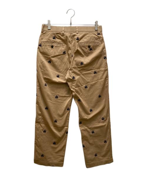 BROOKS BROTHERS（ブルックスブラザーズ）BROOKS BROTHERS (ブルックスブラザーズ) BEAMS BOY (ビームスボーイ) GF Emblem Pants ベージュ サイズ:30の古着・服飾アイテム