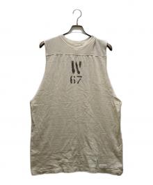 WAREHOUSE×BEAMS BOY（ウエアハウス×ビームスボーイ）の古着「別注フットボールタンクトップ」｜ベージュ