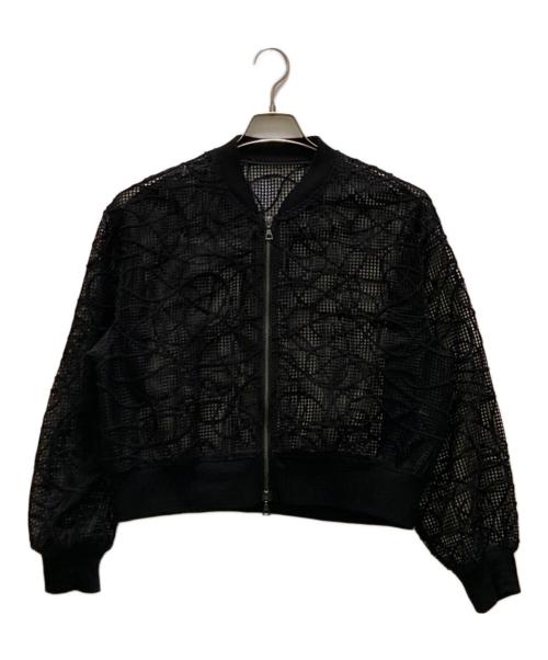 JOURNAL STANDARD（ジャーナルスタンダード）JOURNAL STANDARD (ジャーナルスタンダード) コードメッシュブルゾン ブラック サイズ:不明の古着・服飾アイテム