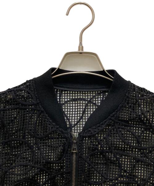 JOURNAL STANDARD（ジャーナルスタンダード）JOURNAL STANDARD (ジャーナルスタンダード) コードメッシュブルゾン ブラック サイズ:不明の古着・服飾アイテム