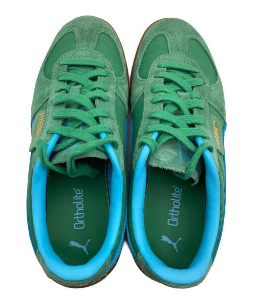 PUMA（プーマ）PUMA (プーマ) パレルモ ヴィンテージ アップデート スニーカー グリーン サイズ:25.5の古着・服飾アイテム