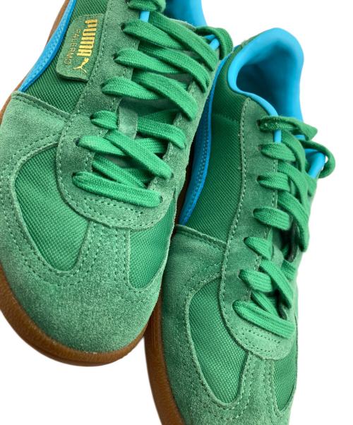 PUMA（プーマ）PUMA (プーマ) パレルモ ヴィンテージ アップデート スニーカー グリーン サイズ:25.5の古着・服飾アイテム