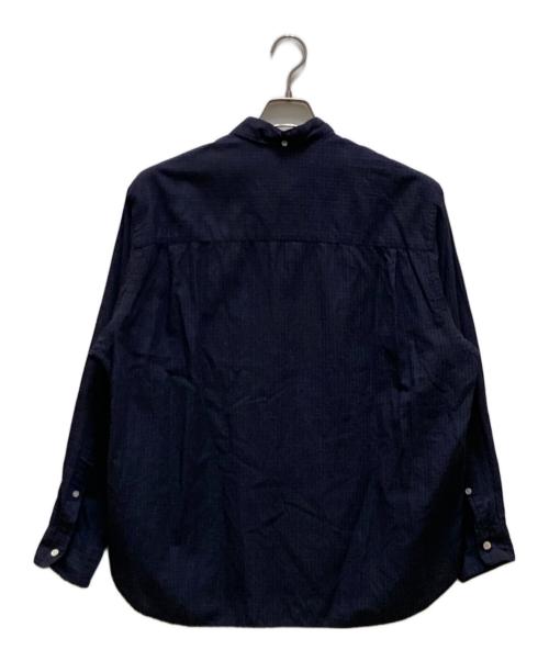 STEVEN ALAN（スティーブンアラン）STEVEN ALAN (スティーブンアラン) LEGGIUNO/CHECK SINGLE NEEDLE SHIRT-LOOSE/シャツ ネイビー サイズ:Sの古着・服飾アイテム