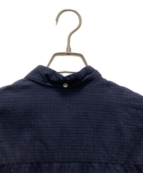 STEVEN ALAN（スティーブンアラン）STEVEN ALAN (スティーブンアラン) LEGGIUNO/CHECK SINGLE NEEDLE SHIRT-LOOSE/シャツ ネイビー サイズ:Sの古着・服飾アイテム