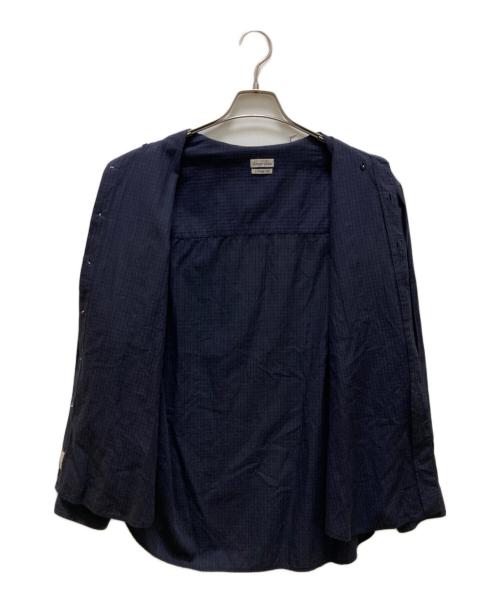 STEVEN ALAN（スティーブンアラン）STEVEN ALAN (スティーブンアラン) LEGGIUNO/CHECK SINGLE NEEDLE SHIRT-LOOSE/シャツ ネイビー サイズ:Sの古着・服飾アイテム