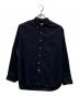 STEVEN ALAN（スティーブンアラン）の古着「LEGGIUNO/CHECK SINGLE NEEDLE SHIRT-LOOSE/シャツ」｜ネイビー