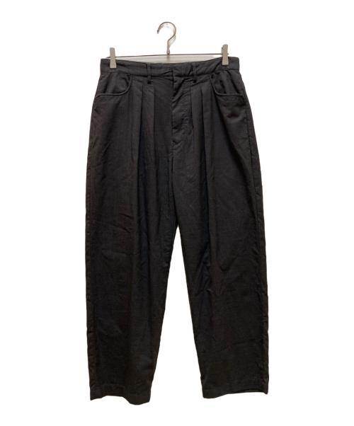 FARAH（ファーラー）FARAH (ファーラー) Two-tuck Wide Tapered Pants グレー サイズ:30の古着・服飾アイテム
