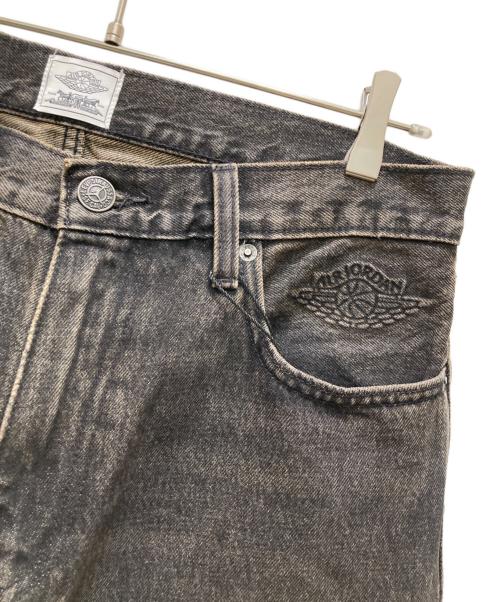 LEVI'S（リーバイス）LEVI'S (リーバイス) JORDAN BRAND (ジョーダン ブランド) コラボ 568 ルーズストレート バギーデニムパンツ ブラック サイズ:SIZE W30 L32の古着・服飾アイテム