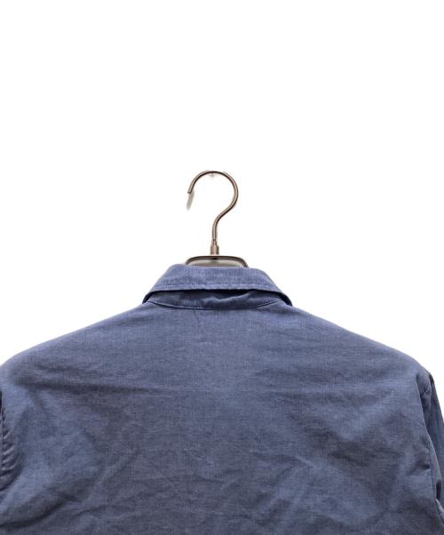 US NAVY（ユーエスネイビー）US NAVY (ユーエスネイビー) ミリタリーシャンブレーシャツ ブルー サイズ:不明の古着・服飾アイテム