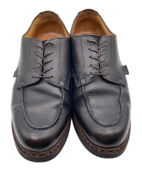 PARABOOT（パラブーツ）PARABOOT (パラブーツ) BLUE WORK (ブルーワーク) 別注シャンボードUチップシューズ ブラック サイズ:UK7の古着・服飾アイテム