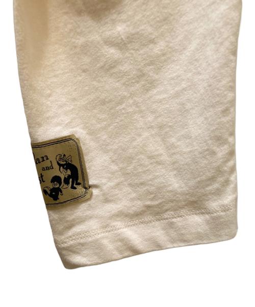 ZARA（ザラ）ZARA (ザラ) Disney (ディズニー) HARRY LAMBERT (ハリー・ランバート) ナナプリントロングスリーブカットソー ベージュ サイズ:XL 未使用品の古着・服飾アイテム