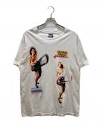 WACKO MARIA×Hollywood Chainsaw Hookersワコマリア×）の古着「コラボフロントフォトプリントTシャツ」｜ホワイト