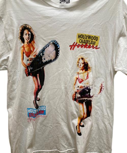 WACKO MARIA（ワコマリア）WACKO MARIA (ワコマリア) Hollywood Chainsaw Hookers コラボフロントフォトプリントTシャツ ホワイト サイズ:Lの古着・服飾アイテム