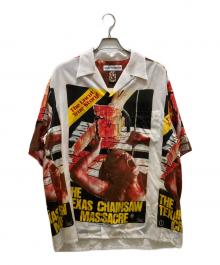 WACKO MARIA（ワコマリア）の古着「「THE TEXAS CHAINSAW MASSACRE」S / S ハワイアンシャツ」｜ホワイト