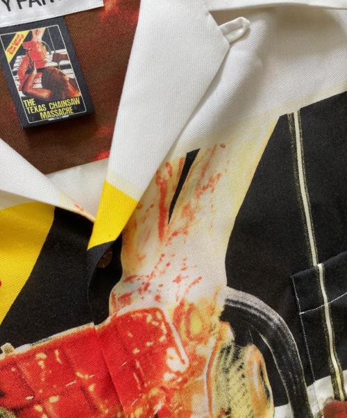 WACKO MARIA（ワコマリア）WACKO MARIA (ワコマリア) 「THE TEXAS CHAINSAW MASSACRE」S / S ハワイアンシャツ ホワイト サイズ:XLの古着・服飾アイテム