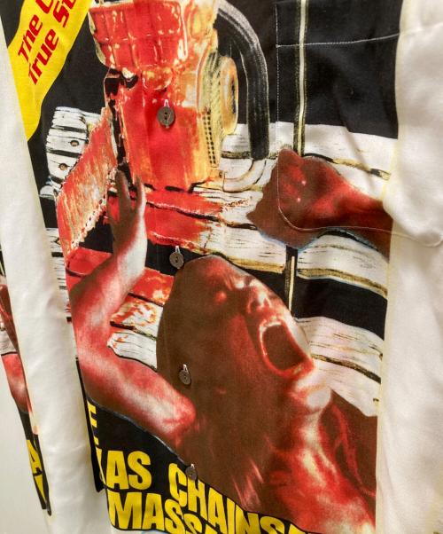 WACKO MARIA（ワコマリア）WACKO MARIA (ワコマリア) 「THE TEXAS CHAINSAW MASSACRE」S / S ハワイアンシャツ ホワイト サイズ:XLの古着・服飾アイテム
